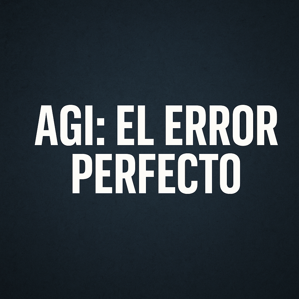 AGI no es el futuro. Es el fin del protagonismo humano